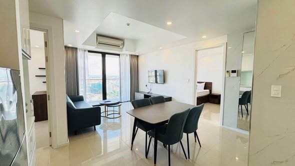 2br Hiyori Apartment, 22nd Floor - Vo Van Kiet — 2BR fully furnished (photo 2)