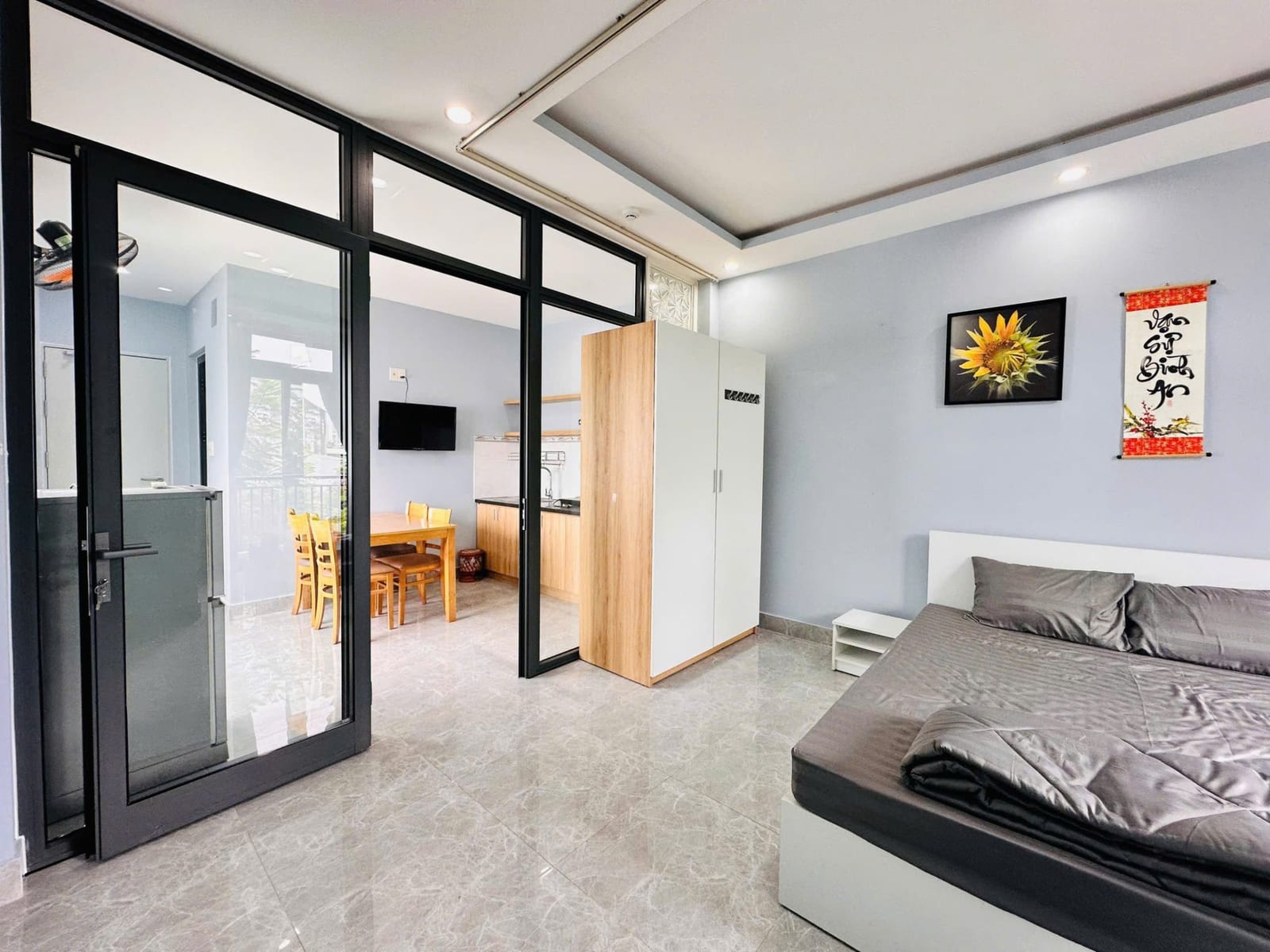 1br Apartment with Balcony, Fully Furnished - My An — 1BR fully furnished (photo 3)