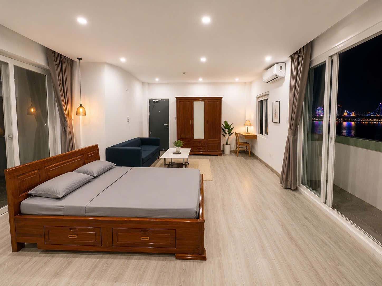 1br Penthouse with Large Balcony & Han River View - Hai Chau — 1BR fully furnished (photo 5)