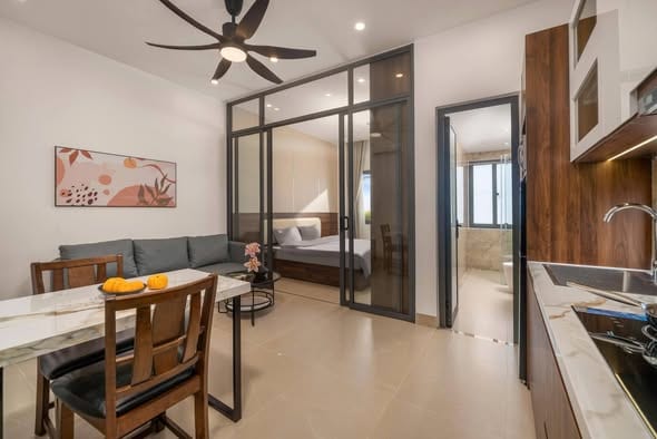 Spacious 1br Apartment with Rooftop Gym - Son Tra — 1BR fully furnished (photo 1)