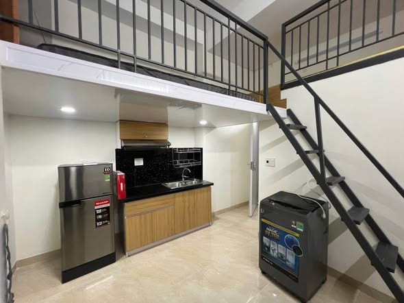 Mezzanine Apartment with Private Washer - Vo Nguyen Giap — Studio fully furnished (photo 2)