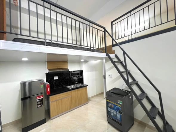 Mezzanine Apartment with Private Washer - Vo Nguyen Giap — Studio fully furnished (photo 5)