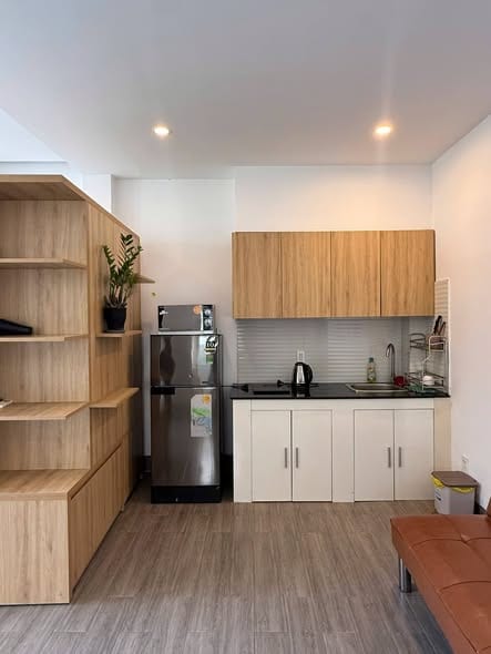 Beautiful Studio Apartment with Balcony - Tan Thai 4 — Studio fully furnished (photo 4)
