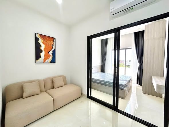 1br Apartment with Balcony - Nam Viet A, Son Tra — 1BR fully furnished (photo 1)