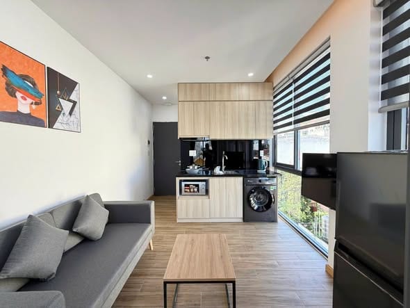 Modern 1br Apartment with Balcony - My An — 1BR fully furnished (photo 3)