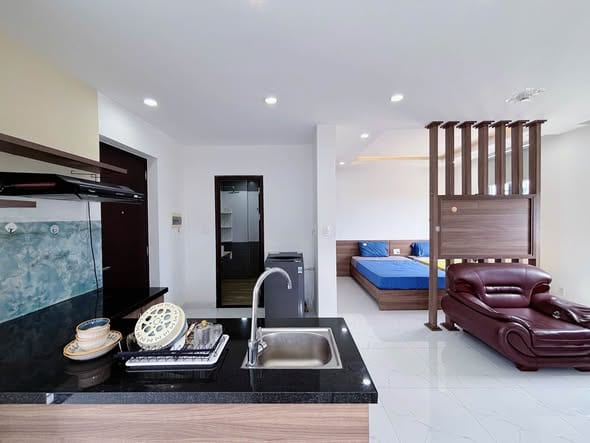 Studio Apartment 2 Beds - Ngu Hanh Son — Studio fully furnished (photo 4)