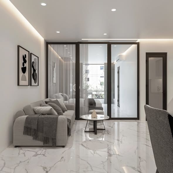 Brand-new 1br Apartment with Private Laundry - Hai Chau — 1BR fully furnished (photo 5)