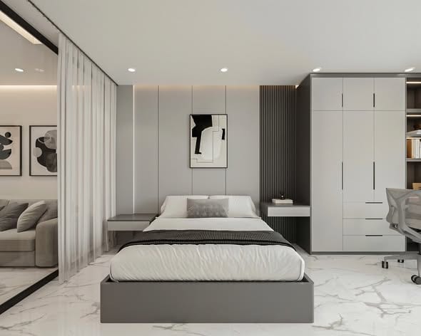 Brand-new 1br Apartment with Private Laundry - Hai Chau — 1BR fully furnished (photo 1)