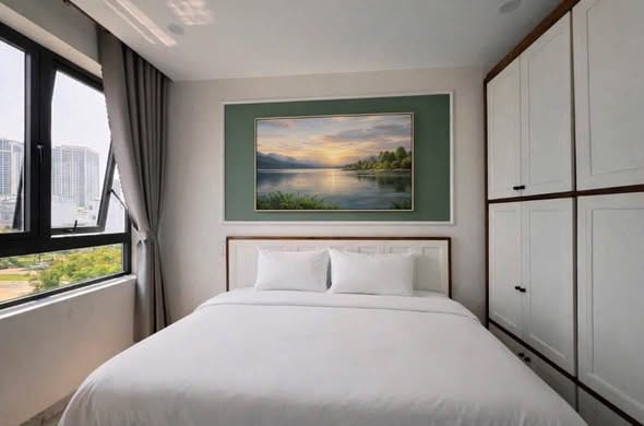 New 1br Apartment by Pham Van Dong Beach - Son Tra — 1BR fully furnished (photo 3)