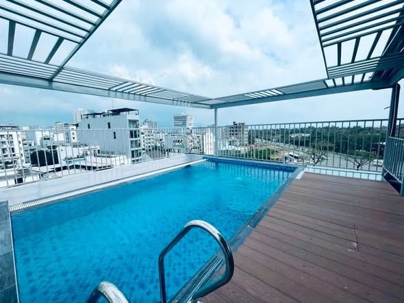 New Studio Apartment with Pool, Balcony - Ngu Hanh Son — Studio fully furnished (photo 1)