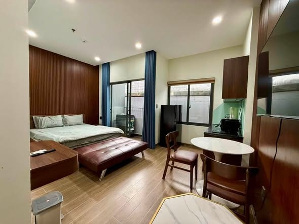 New Studio Apartment with Pool, Balcony - Ngu Hanh Son — Studio fully furnished (photo 2)