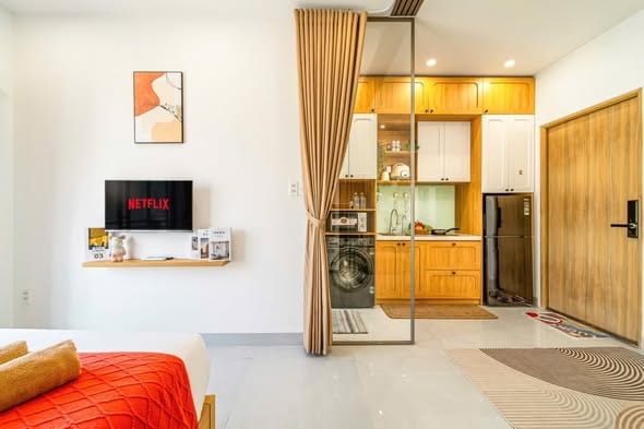 1br Apartment with Balcony, Private Washer - Son Tra — 1BR fully furnished (photo 3)