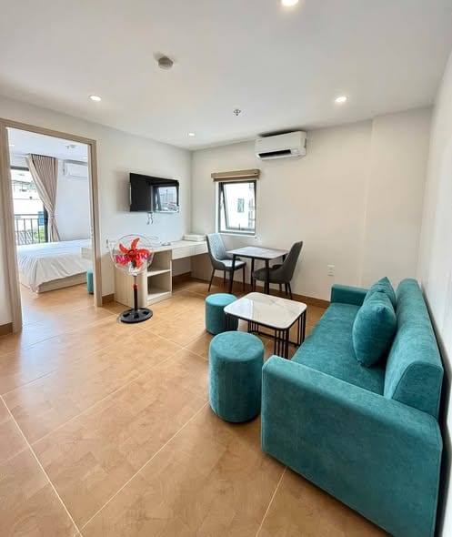 New 1br Apartment with Balcony, Beach Nearby - An Thuong — 1BR fully furnished (photo 1)