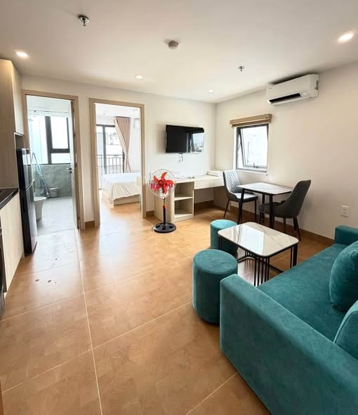 New 1br Apartment with Balcony, Beach Nearby - An Thuong — 1BR fully furnished (photo 2)