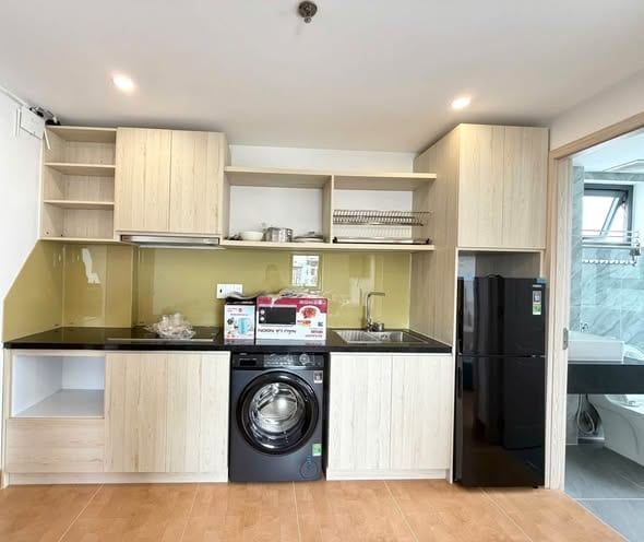 New 1br Apartment with Balcony, Beach Nearby - An Thuong — 1BR fully furnished (photo 5)