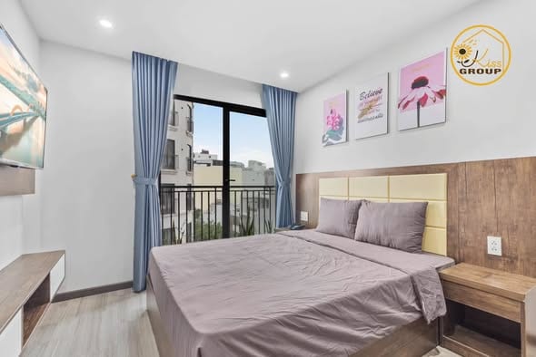 1br Apartment, High Floor, Wide Balcony - My An — 1BR fully furnished (photo 1)