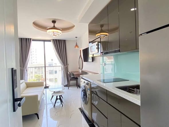 Bright Apartment with Private Washer - Phuoc Truong — 1BR fully furnished (photo 4)