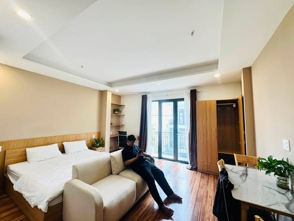 Studio with Balcony, Near My Khe Beach - Son Tra — Studio fully furnished (photo 2)