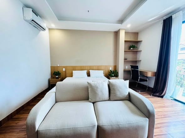 Studio with Balcony, Near My Khe Beach - Son Tra — Studio fully furnished (photo 5)