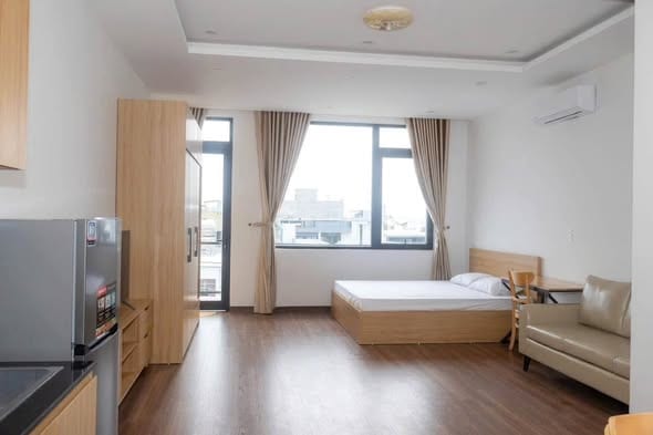 Studio with Balcony, Elevator Access - Ngu Hanh Son — Studio fully furnished (photo 1)