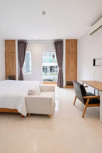 Spacious 1br Apartment with Large Balcony - An Thuong — 1BR fully furnished (photo 2)
