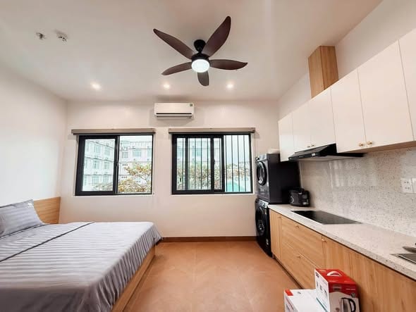 Cozy Studio with Private Laundry - My An — Studio fully furnished (photo 1)