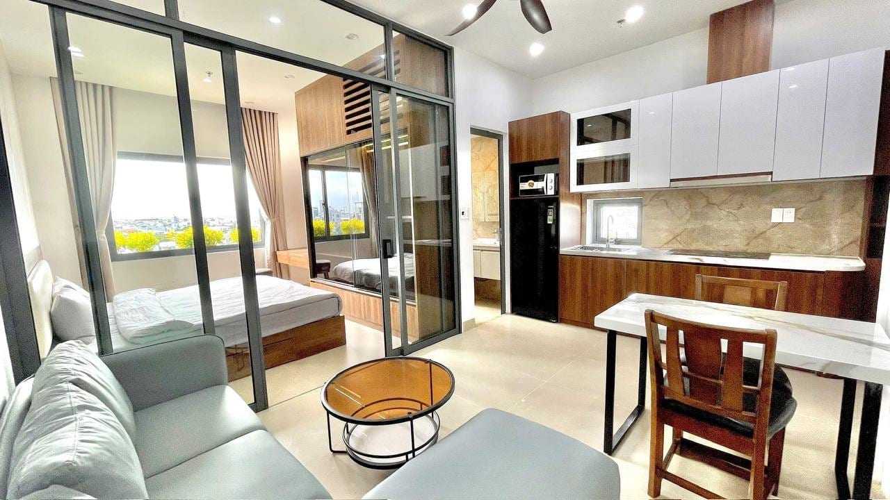 Spacious 1br Apartment with Rooftop Gym - Son Tra — 1BR fully furnished (photo 7)
