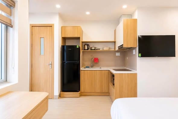 Studio Apartment with Balcony - Ngu Hanh Son — Studio fully furnished (photo 4)