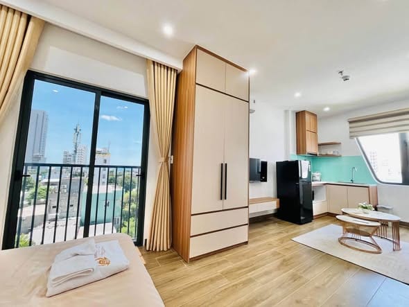 Penthouse Studio, Spacious Near Beach - Son Tra — Studio fully furnished (photo 5)