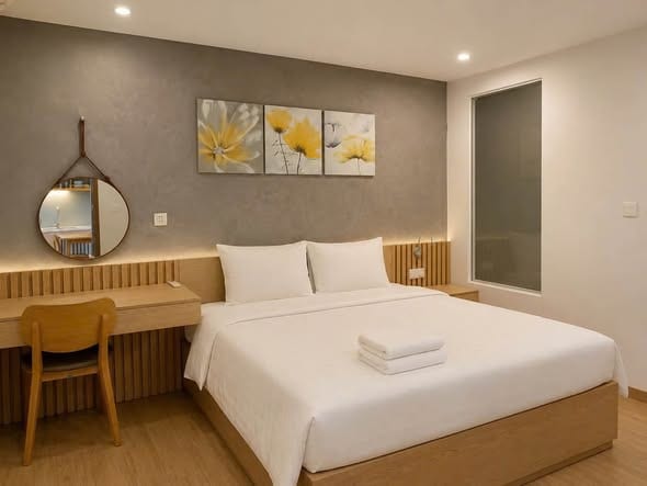 Luxury 2br with Balcony Near My Khe Beach - My An — 2BR fully furnished (photo 5)