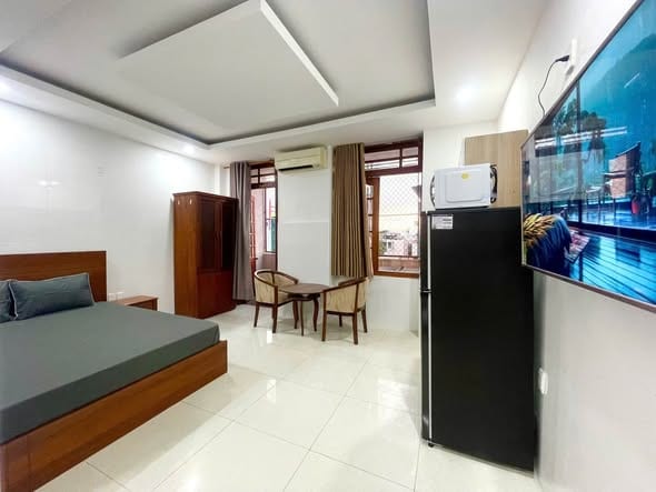 Modern Studio with Private Washer - Hai Chau — Studio fully furnished (photo 5)