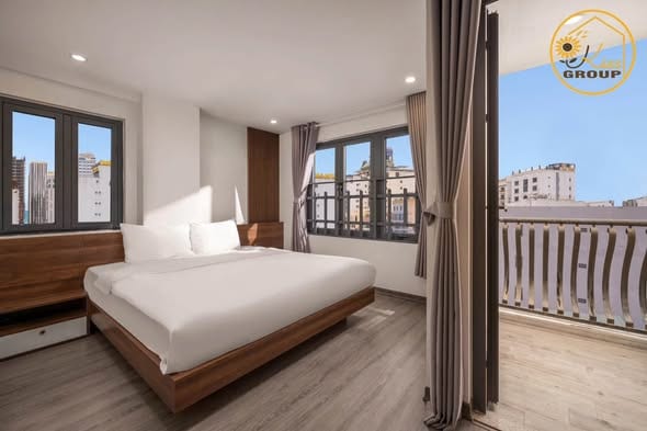 High-floor Studio with Balcony, Pool - My An — Studio fully furnished (photo 4)
