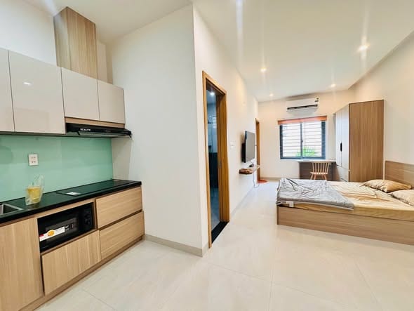 Bright Apartment with Private Washer - An Trung — Studio fully furnished (photo 2)