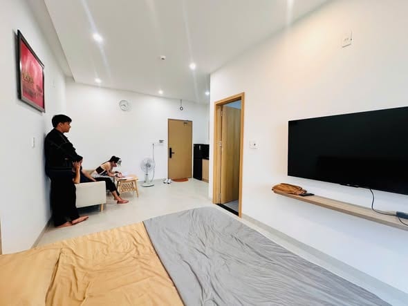 Bright Apartment with Private Washer - An Trung — Studio fully furnished (photo 4)