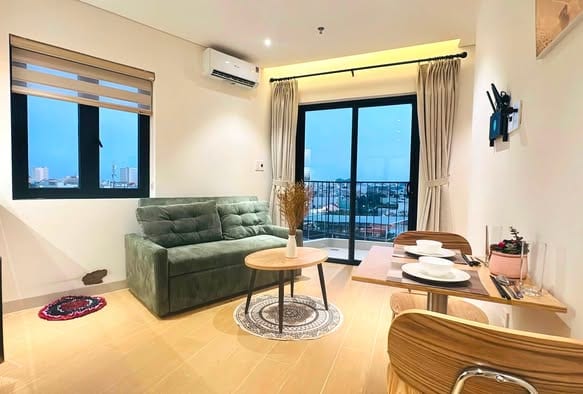New 1br Penthouse with Infinity Pool - Khue My — 1BR fully furnished (photo 4)