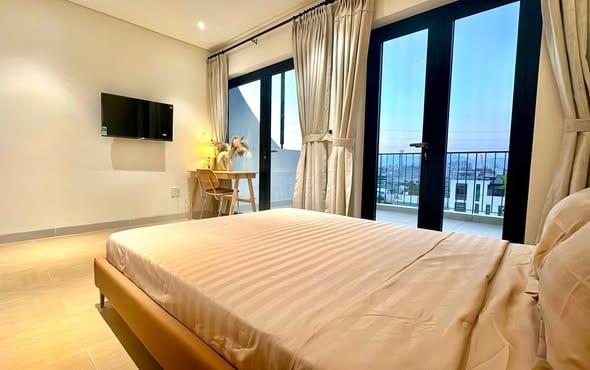 New 1br Penthouse with Infinity Pool - Khue My — 1BR fully furnished (photo 5)