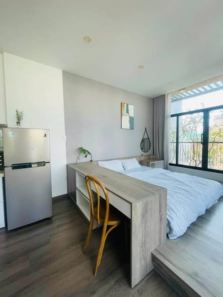 Spacious Studio 35m2 with Balcony - An Hai Dong — Studio fully furnished (photo 1)