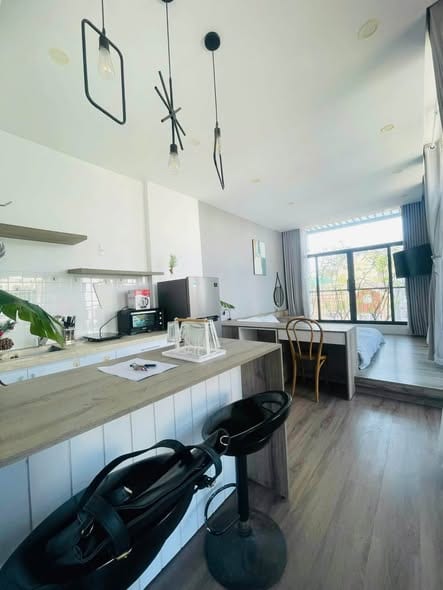 Spacious Studio 35m2 with Balcony - An Hai Dong — Studio fully furnished (photo 2)
