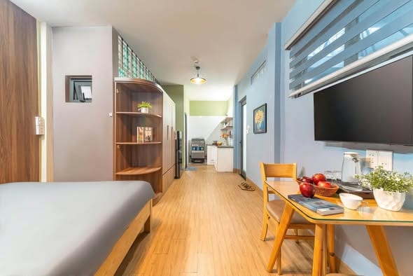 Studio Apartment Near Airport - Hoa Cuong — Studio fully furnished (photo 3)