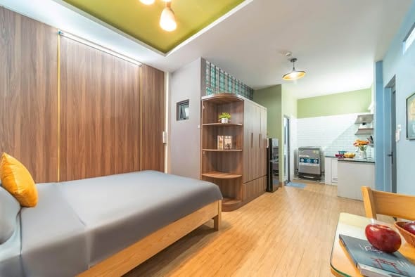 Studio Apartment Near Airport - Hoa Cuong — Studio fully furnished (photo 5)