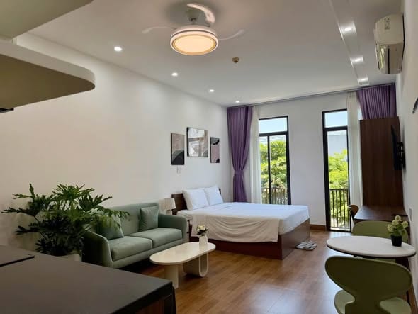 Fully Furnished Apartment Near Beach - Ngu Hanh Son — 1BR fully furnished (photo 1)