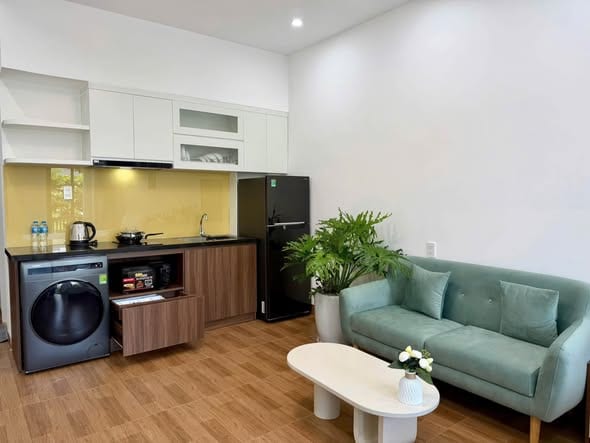 Fully Furnished Apartment Near Beach - Ngu Hanh Son — 1BR fully furnished (photo 3)