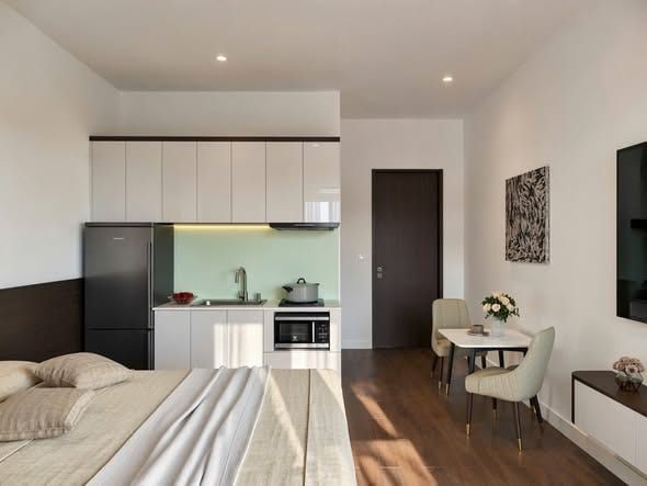 Newly Furnished Studio Apartment - Ngu Hanh Son — Studio fully furnished (photo 4)