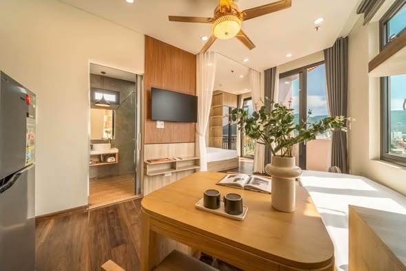 Furnished Apartment with Balcony - Son Tra — 1BR fully furnished (photo 2)