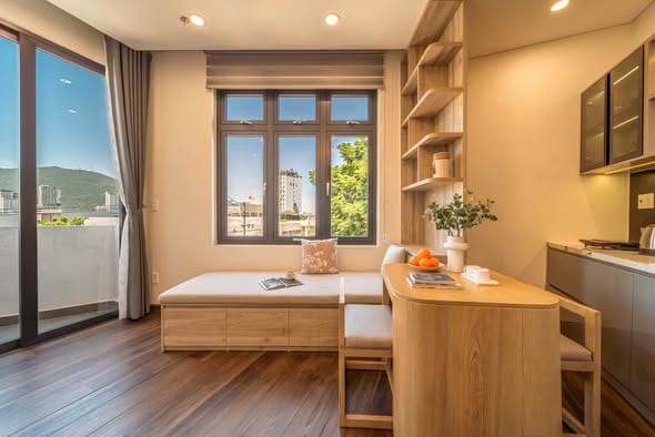 Furnished Apartment with Balcony - Son Tra — 1BR fully furnished (photo 3)