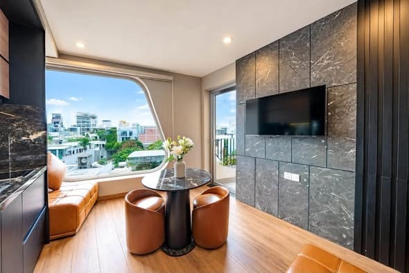 Brand-new 1br Apartment with Pool & Gym - Ngu Hanh Son — 1BR fully furnished (photo 4)