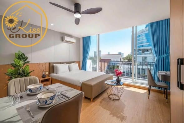 Premium 1br Apartment with Balcony Near Pham Van Dong Beach — 1BR fully furnished (photo 1)