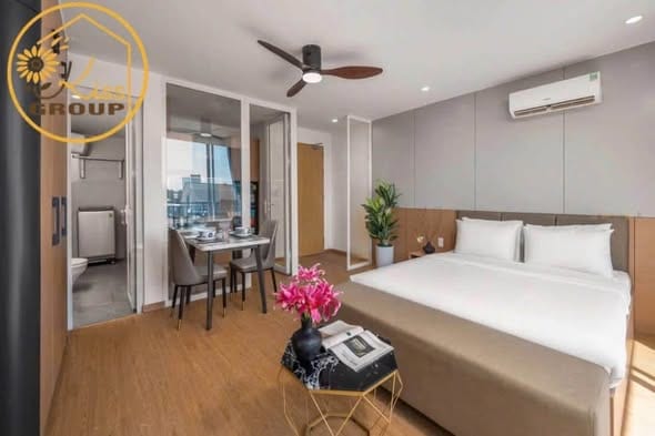 Premium 1br Apartment with Balcony Near Pham Van Dong Beach — 1BR fully furnished (photo 3)