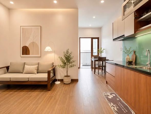 1br Fully Furnished Apartment Near Pham Van Dong Beach - Son Tra — 1BR fully furnished (photo 1)