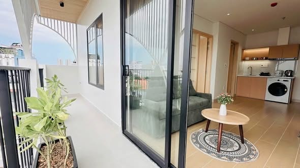 High-floor Apartment with Infinity Pool - Khue My — 1BR fully furnished (photo 4)